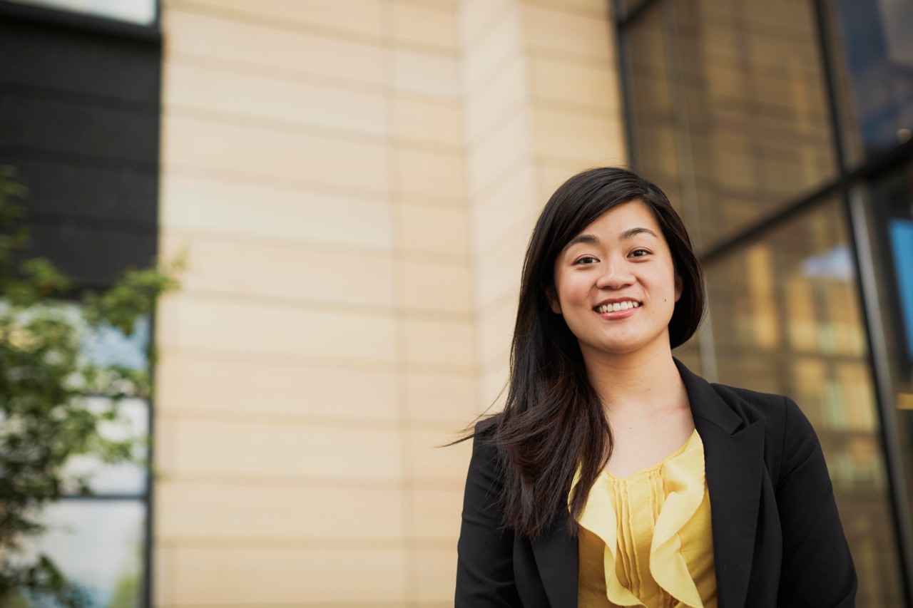 Iris L., Nature Trailblazer, Technology Development Program Graduate and IT System Analyst. EVP work image. Image is only available in high resolution and best for print uses.