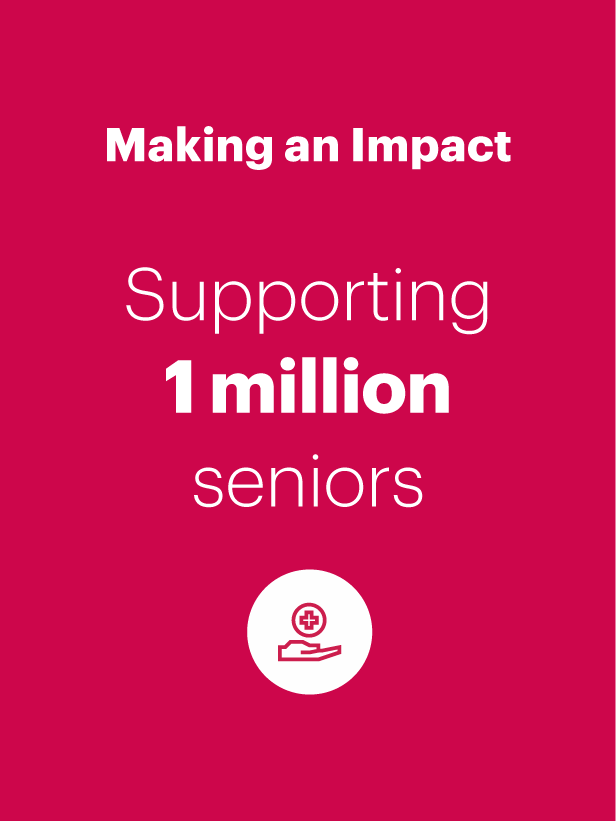 making an impact - supporting 1 million seniors