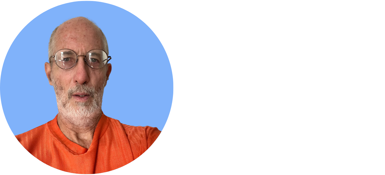 Picture of Roger S, wearing an orange shirt