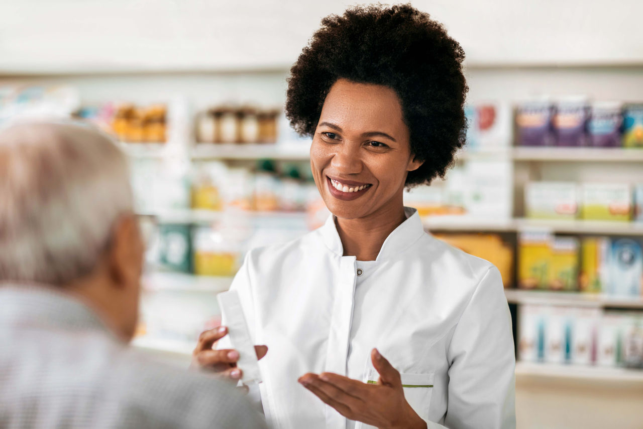pill bottle and glass of water
